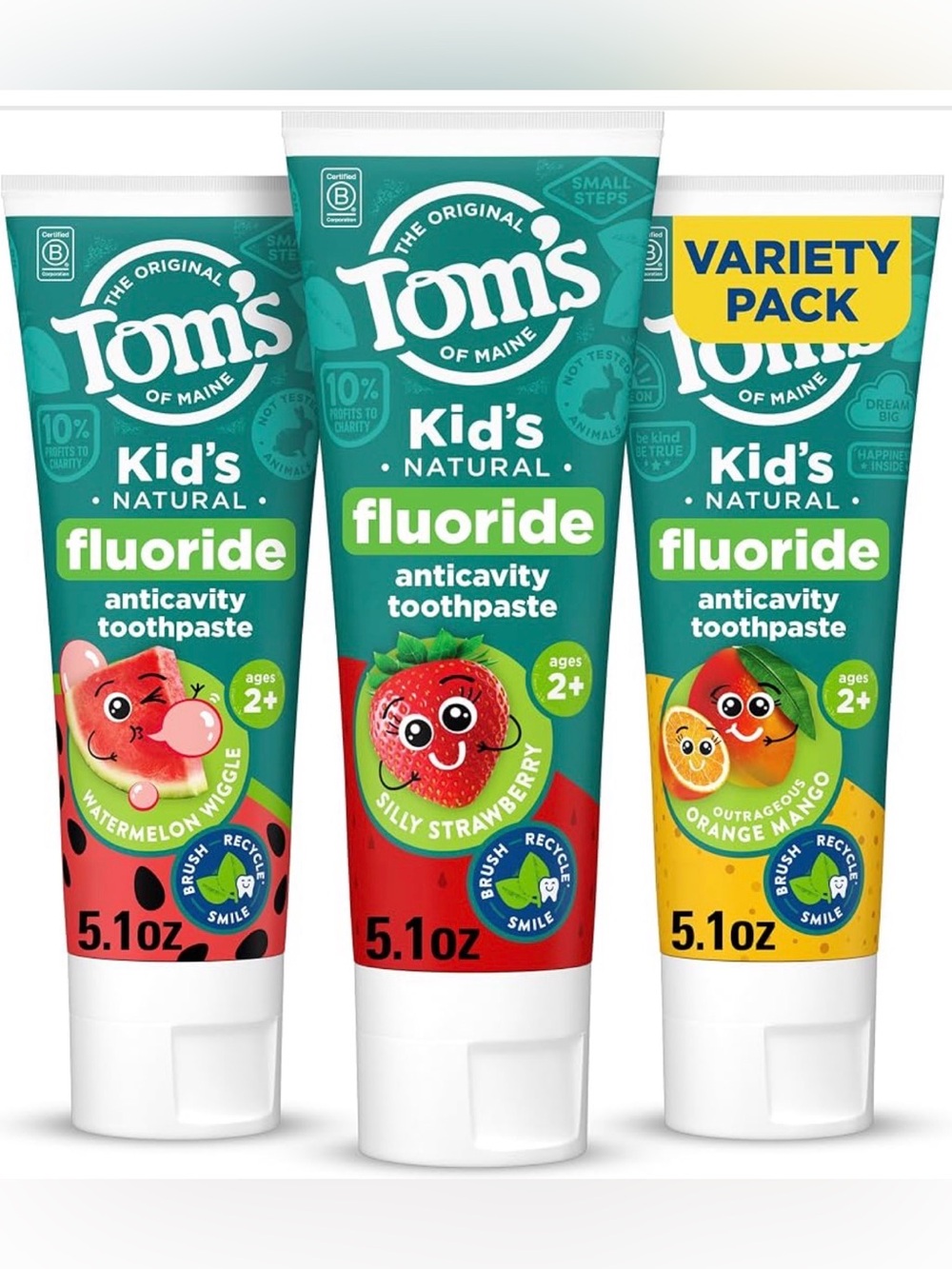 Tom’s of Maine Kids Toothpaste Variety Pack (NEW)